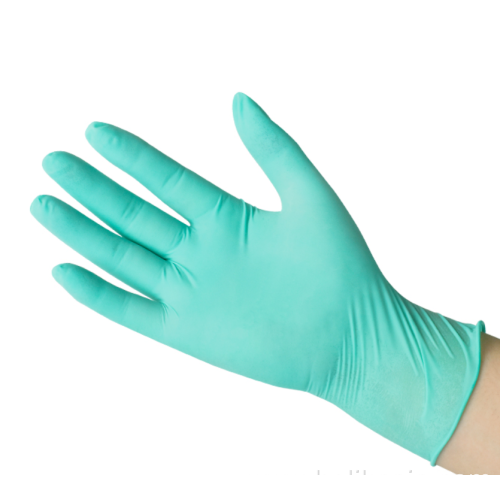 9inch Ordinary Latex Inspection Gloves Green